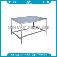 AG-MK003 CE Aprovado 304 mesa de cama de aço inoxidável